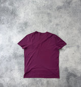 Moncler purple double logo tee
