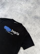 Palm angels black New York spray tee