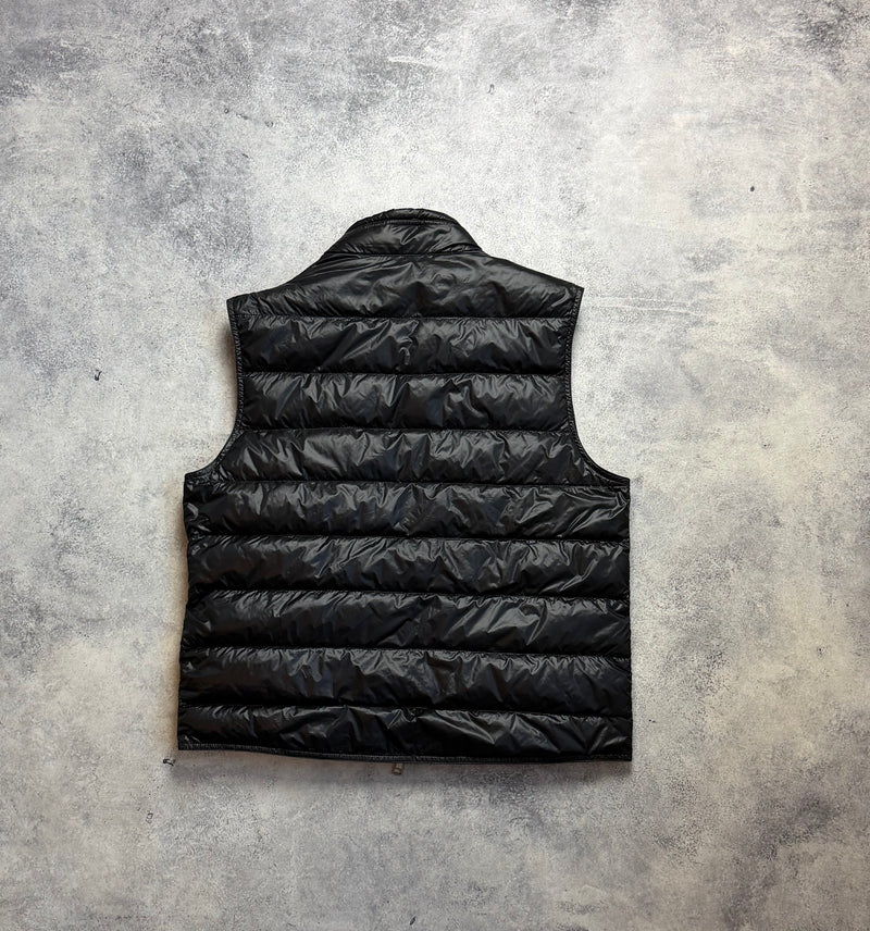 Moncler black GUI gilet