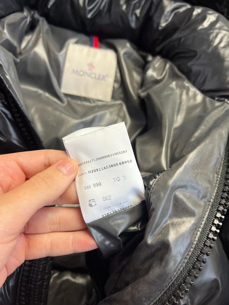 Moncler black maya giubbotto jacket