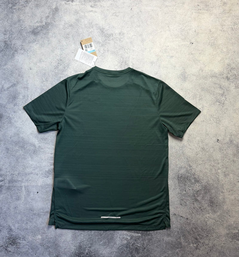 Nike miler dark green tee