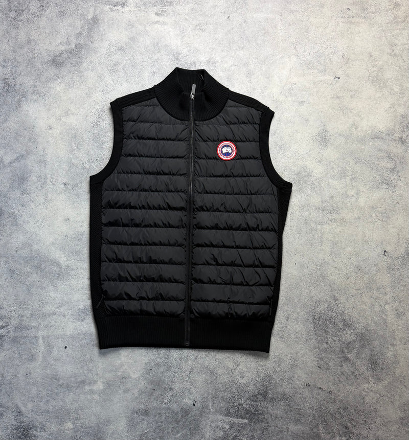 Canada goose black knit gilet