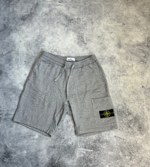 Stone island 2020 grey cotton shorts
