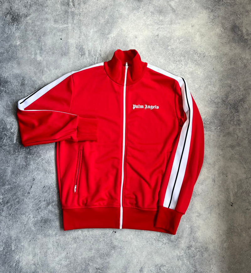 Palm angels red track jacket