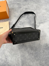 Louis Vuitton black eclipse soft trunk bag