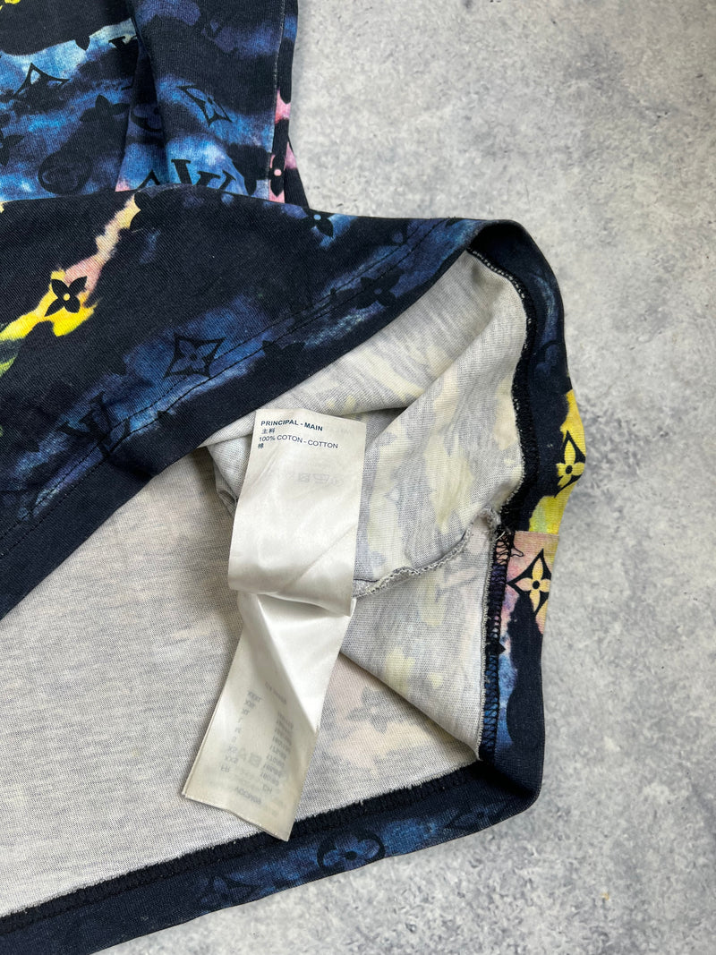 Louis Vuitton monogram tie & dye printed tee