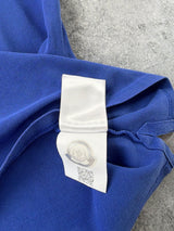 Moncler blue polo shirt