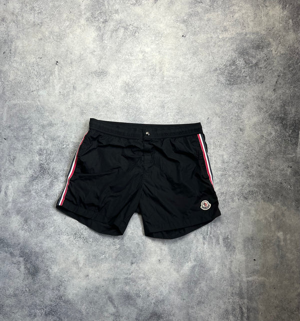 Moncler black swim shorts