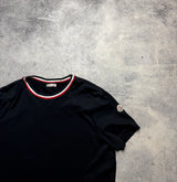 Moncler navy arm logo tee