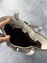 Gucci vintage GG cream handbag