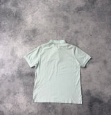 Stone island AW22 aqua blue polo shirt