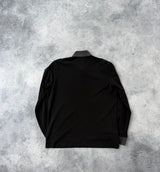Moncler black & grey L/S polo shirt