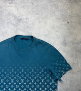 Louis Vuitton teal blue gradient tee