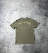 Palm angels khaki kill the bear tee