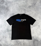 Palm angels black New York spray tee