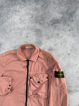 Stone island 2021 salmon pink overshirt