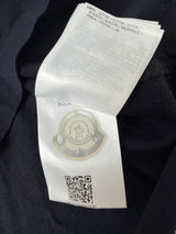 Moncler navy tri-logo tee