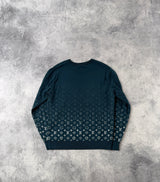 Louis Vuitton blue monogram degrade jumper