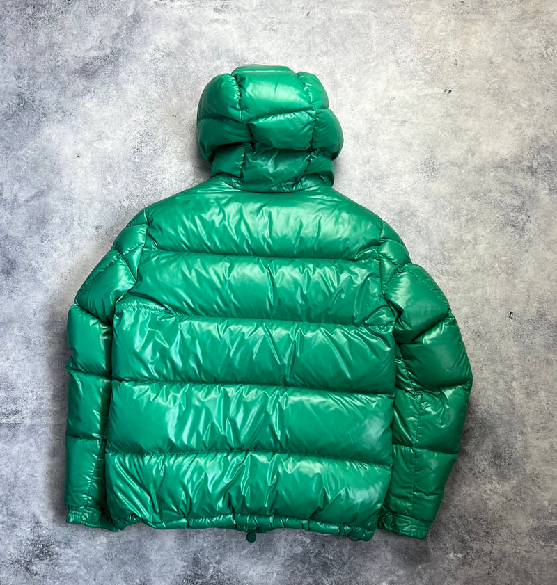 Moncler ecrins green jacket