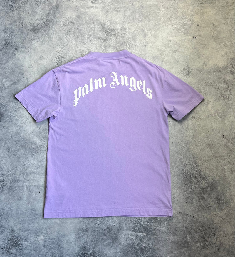 Palm angels lilac bear tee