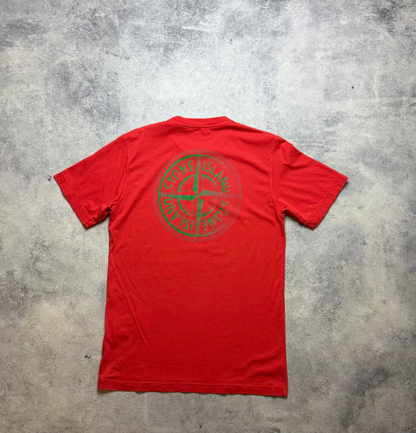 Stone island JUNIOR Red graphic tee