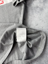 Moncler grey graphic tee with arm logo