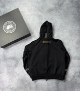 Canada goose black science research hoodie