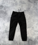 CP company nylon chrome black cargo trousers