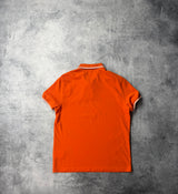 Moncler orange polo shirt
