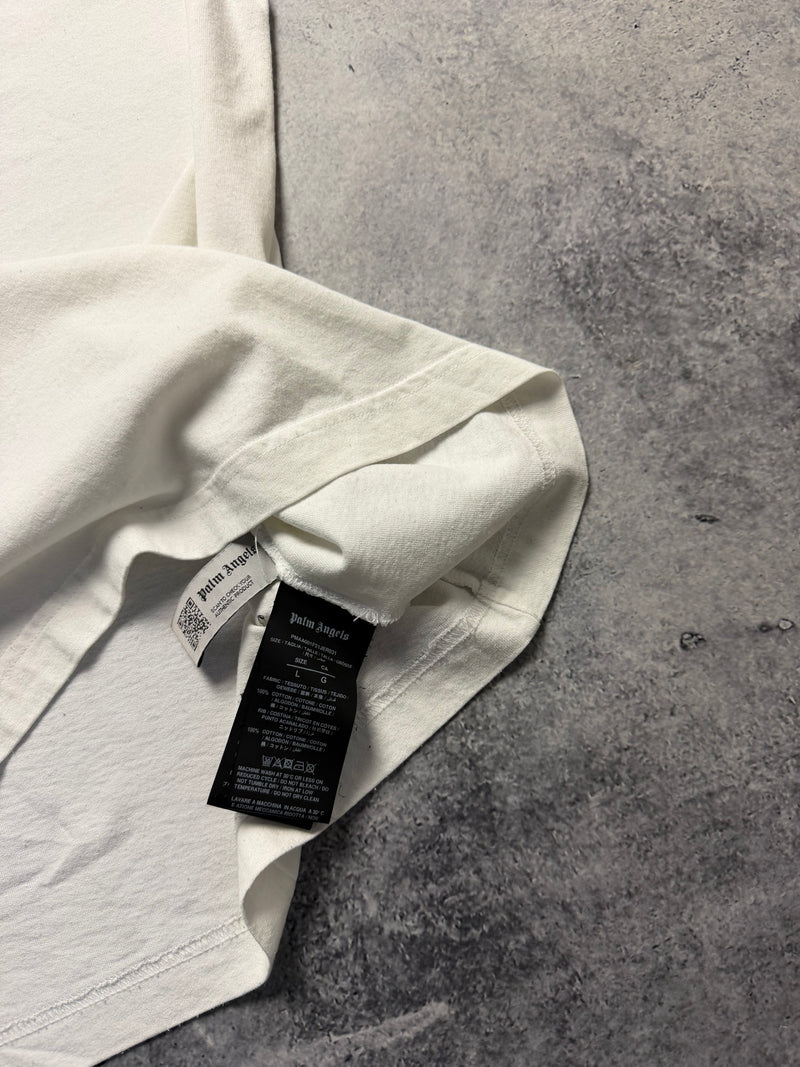 Palm angels x missoni bear white graphic tee