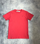 Off-white small logo red tee