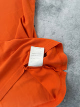 Moncler orange polo shirt