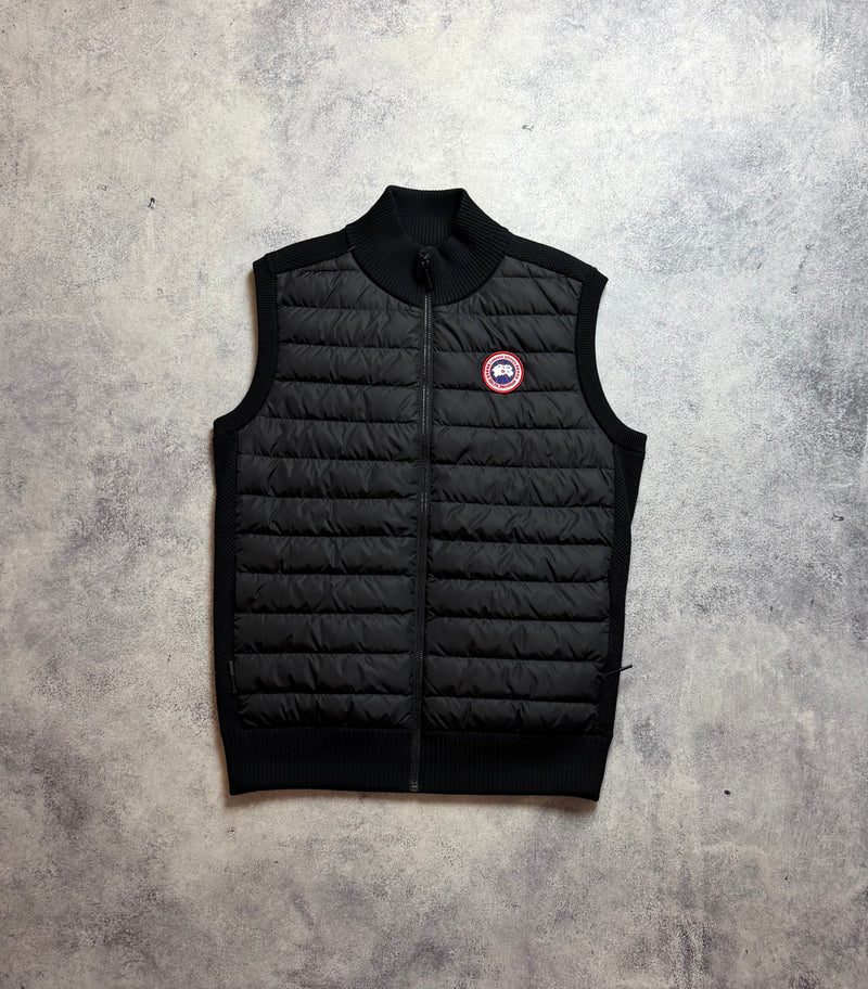 Canada goose black knit gilet