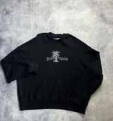 Palm angels black sunset palms crew jumper