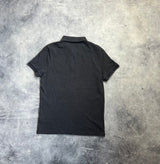 Moncler grey double logo polo shirt