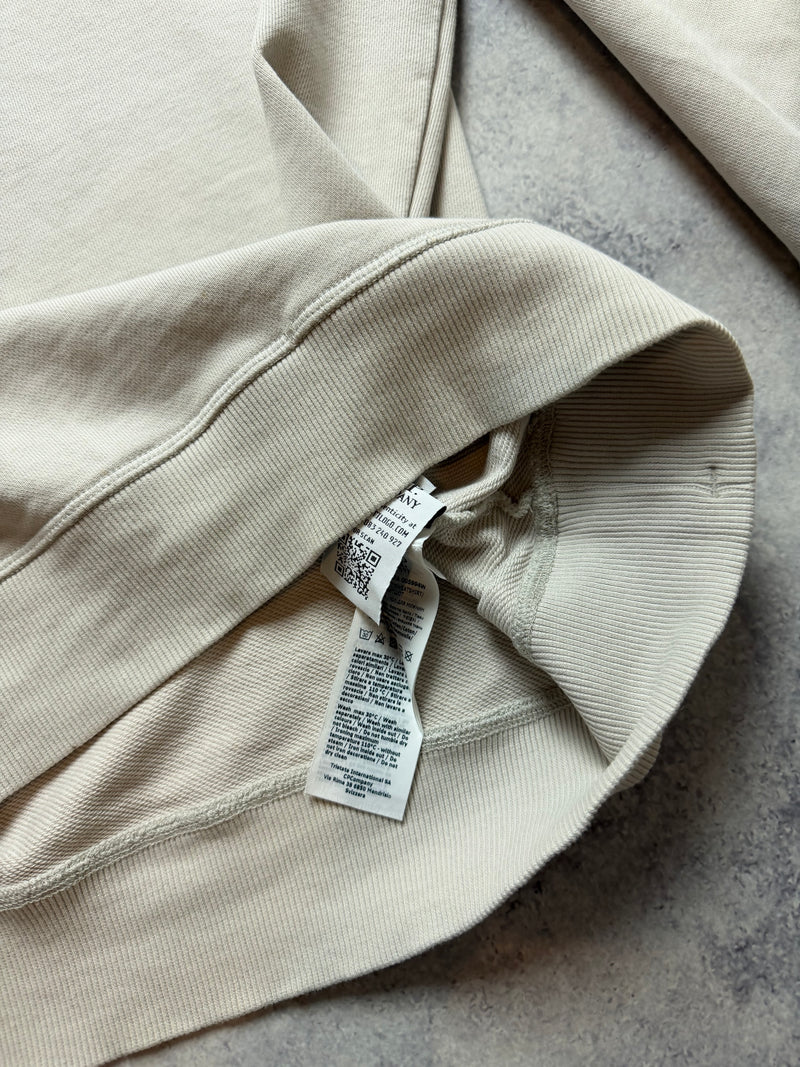 CP company cream embroidered jumper