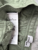 Stone island sage green cargo shorts