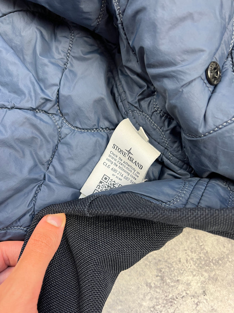 Stone island 2015 navy nylon blend shadow project jacket