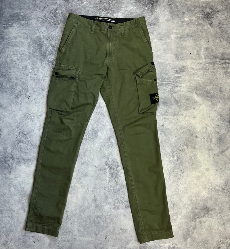 Stone island 2020 khaki cargo trousers