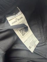 Stone island black cargo trousers