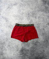 Versace red swim shorts