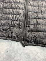 Stone island micro rip stop black down gilet