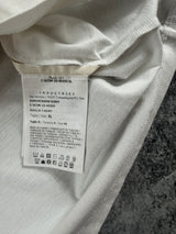 Moncler white double logo tee