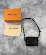 Louis Vuitton black eclipse soft trunk bag