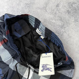 Burberry blue check swim shorts