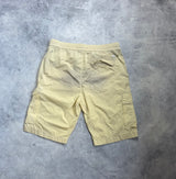 CP company chrome-r cargo shorts pale yellow