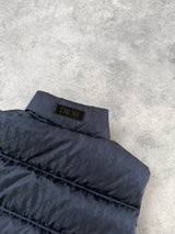 Dior navy oblique gilet