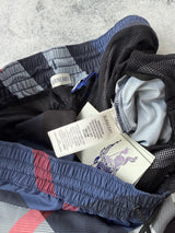 Burberry blue check swim shorts