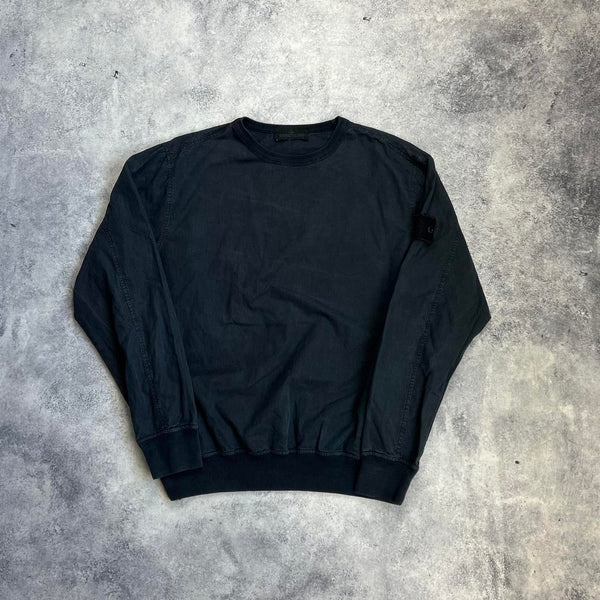 Stone island 2019 black ghost resin jumper