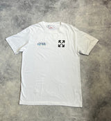 Off-white 90’s liquid white graphic tee